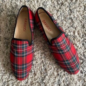 Davucci Tartan Plaid Slip-Ons size 11